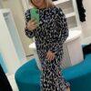 Vestido punto estampado print Street One