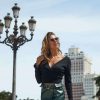 CAMALEONICA JERSEY ARLET Y FALDA POLIPIEL BIANCA