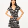 VESTIDO ESTAMPADO NEGRO SURKANA