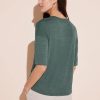 CAMISETA 3/4 VERDE STREET ONE
