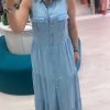 VESTIDO EFECTO VAQUERO SCRIPTA, DISEÑO CAMISERO