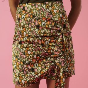 FALDA GREEN FLORA MINUETO