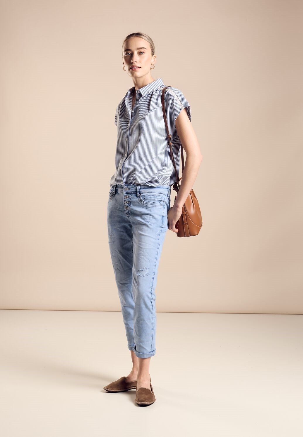 PANTALON VAQUERO DESGASTADO STREET ONE