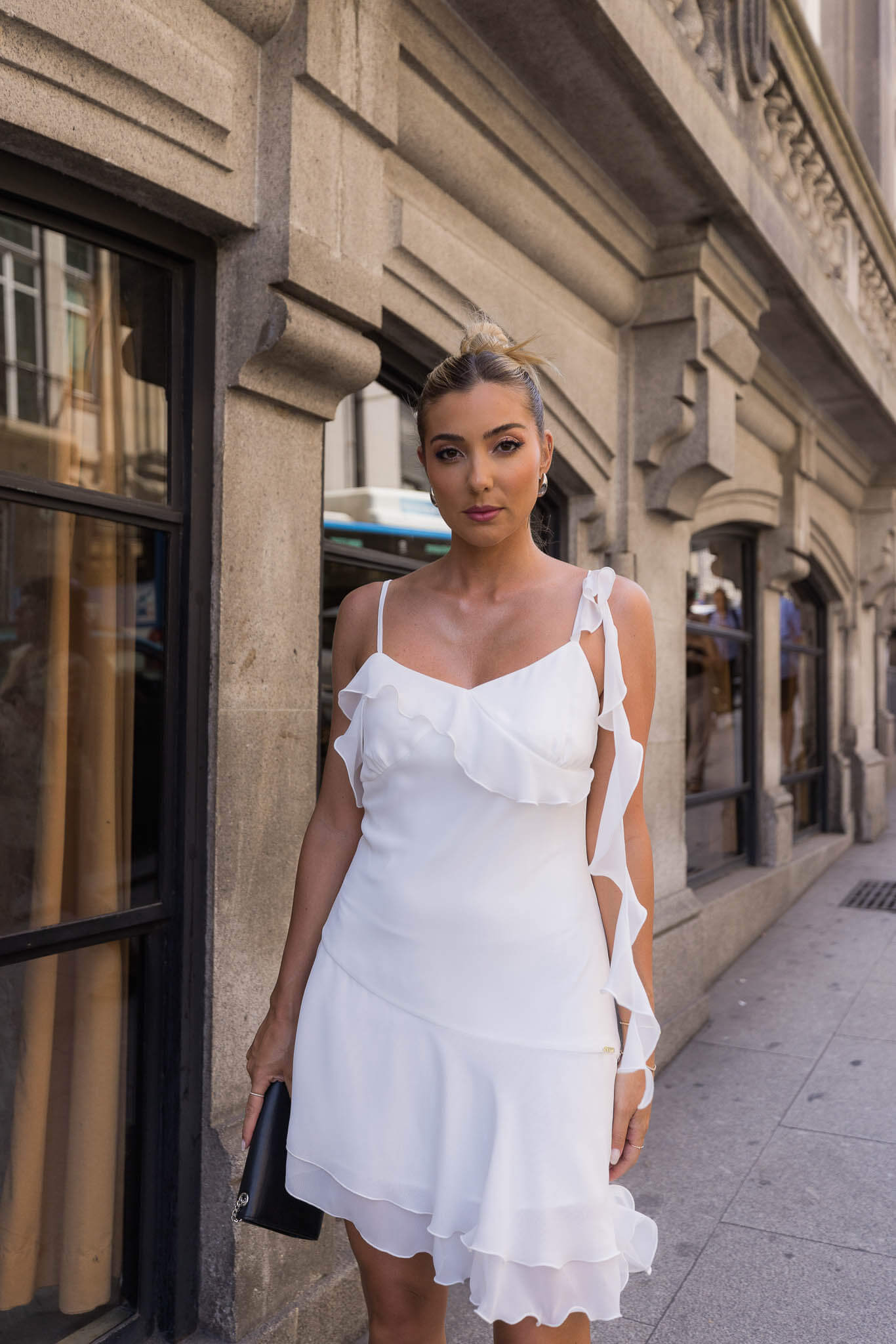 VESTIDO SEDA TURQUESA SCRIPTA