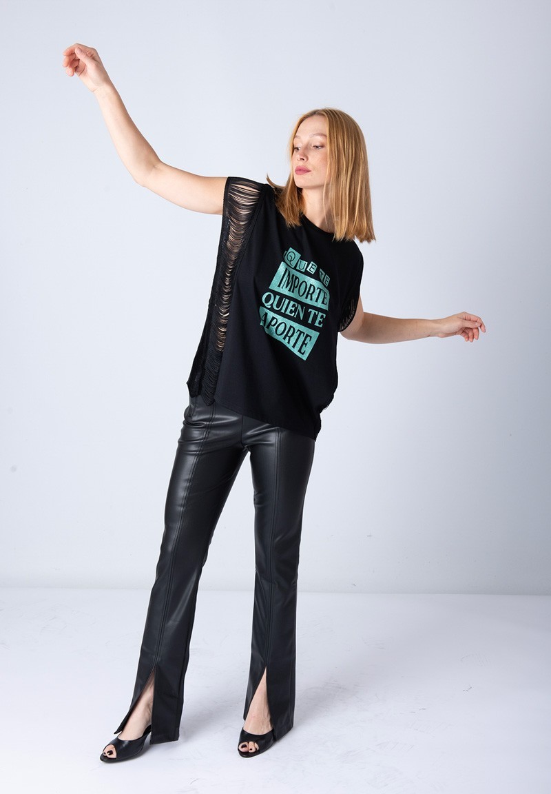 CAMISETA APORTAR FLECOS LATERALES ANIMOSA