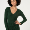 VESTIDO METALIZADO VERDE SURKANA