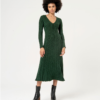 VESTIDO METALIZADO VERDE SURKANA