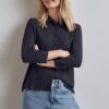 CAMISA DE ALGODON AZUL STREET ONE
