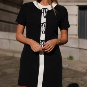VESTIDO BOLITAS NG-BCO SCRIPTA