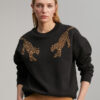 SUDADERA TIGRE STRASS LOLA CASADEMUNT BY LOLA