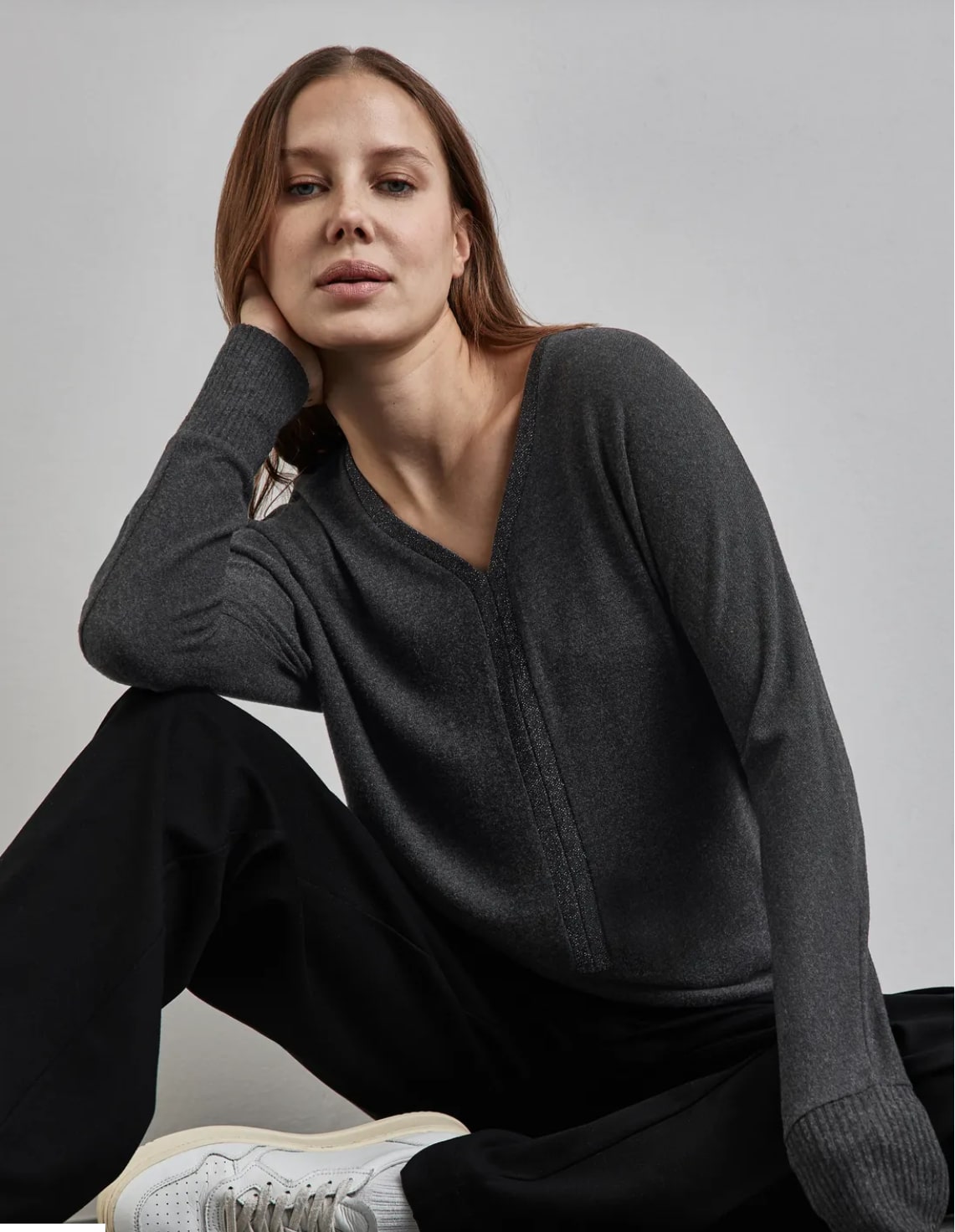 JERSEY PICO GRIS STREET ONE