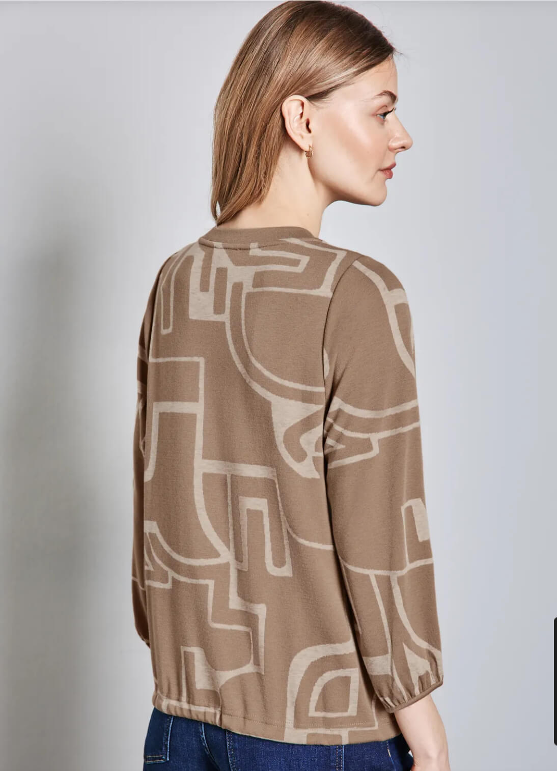 BLUSA BEIGE GEO STREET ONE