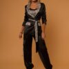 BLAZER POISSON,PANTALON ANTOINETTE Y LENCERO EANNE CAMALEONICA