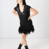VESTIDO PLUMAS ANIMOSA