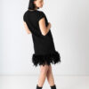VESTIDO PLUMAS ANIMOSA