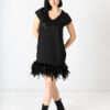 VESTIDO PLUMAS ANIMOSA