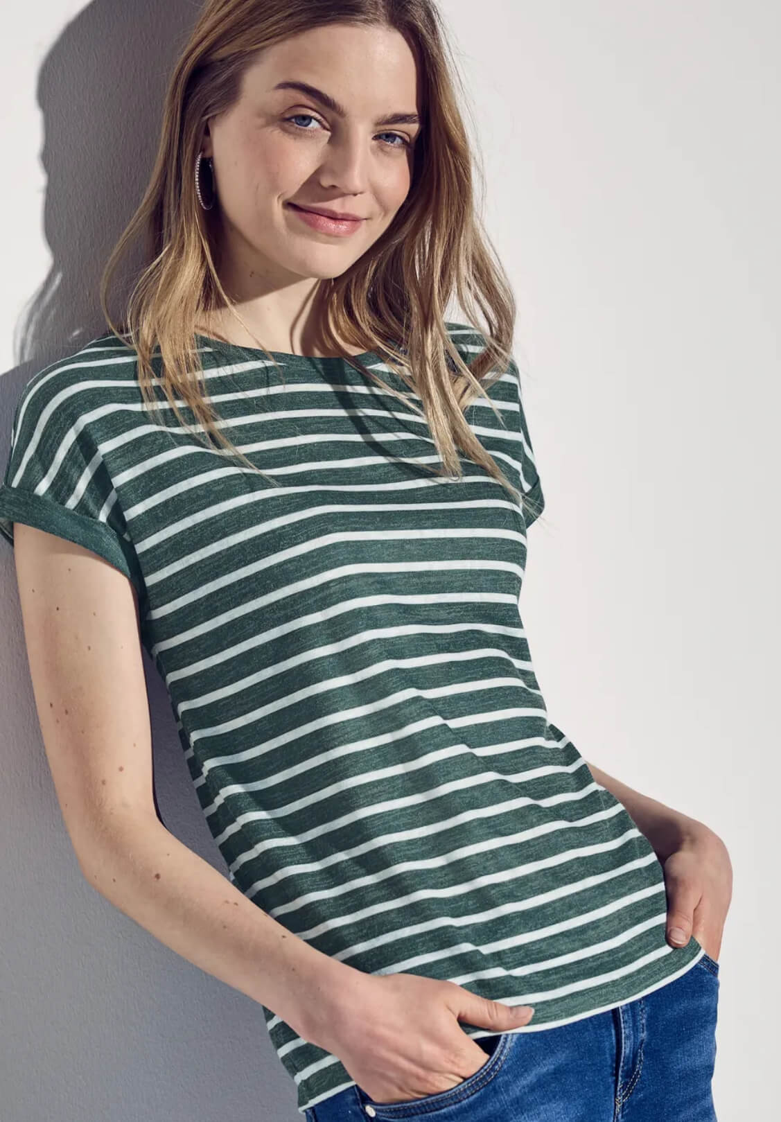 CAMISETA MARINERA VERDE STREET ONE