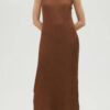 VESTIDO MARRON LOLA CASAMUNT BY MAYTE