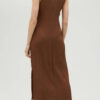 VESTIDO MARRON LOLA CASAMUNT BY MAYTE