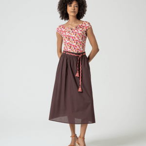 FALDA LEON MIDI SURKANA