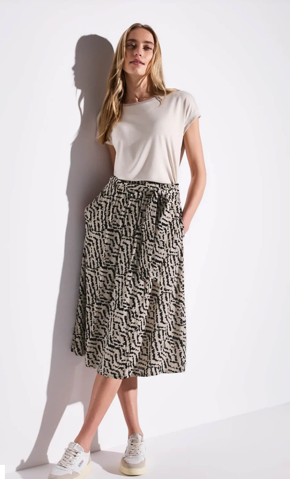 FALDA ESTAMPADA STREET ONE