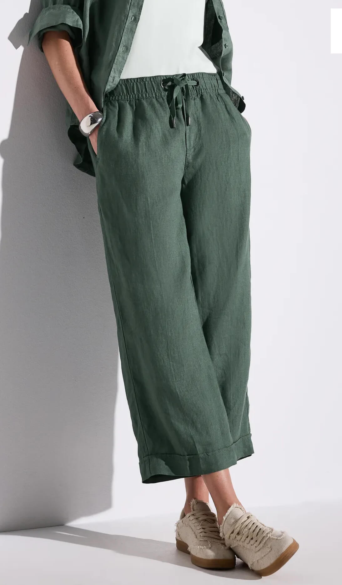 PANTALON 7/8 VERDE STREET ONE