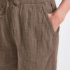 BERMUDAS MUSELINA MARRON STREET ONE