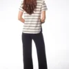 CAMISETA BLANCA RAYAS CON BOLSILLOS EN EL PECHO LOLITAS