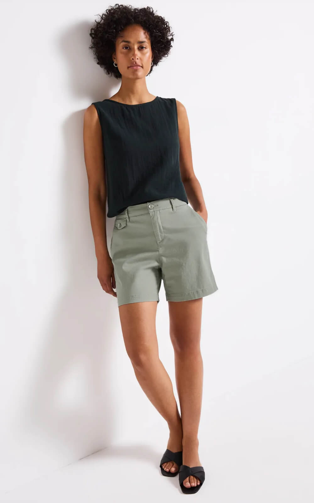 PANTALONES CORTOS VERDE STREET ONE