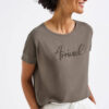 CAMISETA TEXTO BORDADO STREET ONE