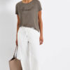 CAMISETA TEXTO BORDADO STREET ONE