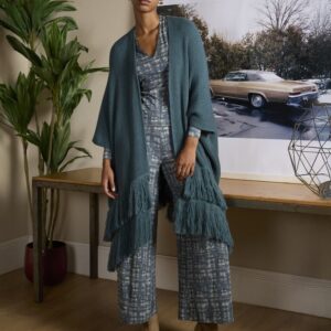 PONCHO POFE AZUL PETROLEO SURKANA