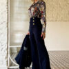 BLAZER HAMBERGUITA,BLUSA GUZMANIA Y PANTALON CELESTINA CAMALEONICA