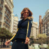 BLAZER HAMBERGUITA Y FALDA LOTO CAMALEONICA