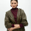 CAZADORA BOMBER CAQUI LOLA CASADEMUNT BY MAYTE