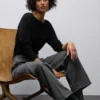 PANTALON PIERNA RECTA GRIS STREET ONE