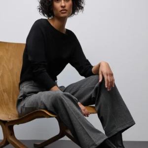 PANTALON PIERNA RECTA GRIS STREET ONE