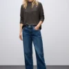 TOP LISO MARRON STREET ONE