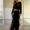 FALDA ANGELICA Y JERSEY ACEBO CAMALEONICA