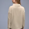 SUDADERA SEDA BEIGE STREET ONE