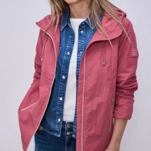 CHAQUETA CAPUCHA ROSA STREET ONE