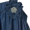 VESTIDO MAXI DENIM FLOR BSB