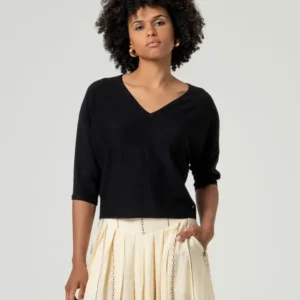 JERSEY BASO MANGA NEGRO SURKANA
