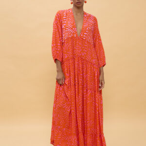VESTIDO ESTAMPADO MANCHAS LOLA CASADEMUNT