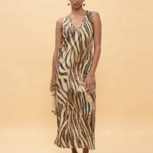 VESTIDO TIRANTES ESTAMPADO ANIMAL LOLA CASADEMUNT