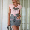 CAMISETA ZORZAL Y FALDA TURPIAL CAMALEONICA