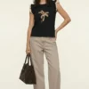 CAMISETA NEGRA BORDADA LOLITAS&L