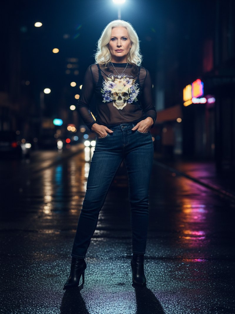 CAMISETA LADY VIOLET AIRE RETRO