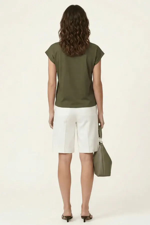 CAMISETA VERDE MILITAR STRASS LOLITAS&L