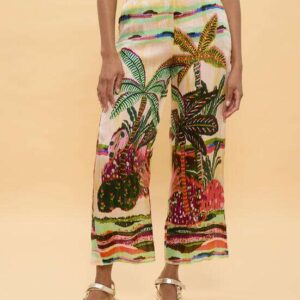 PANTALON PALMERAS SATINADO LOLA CASADEMUNT